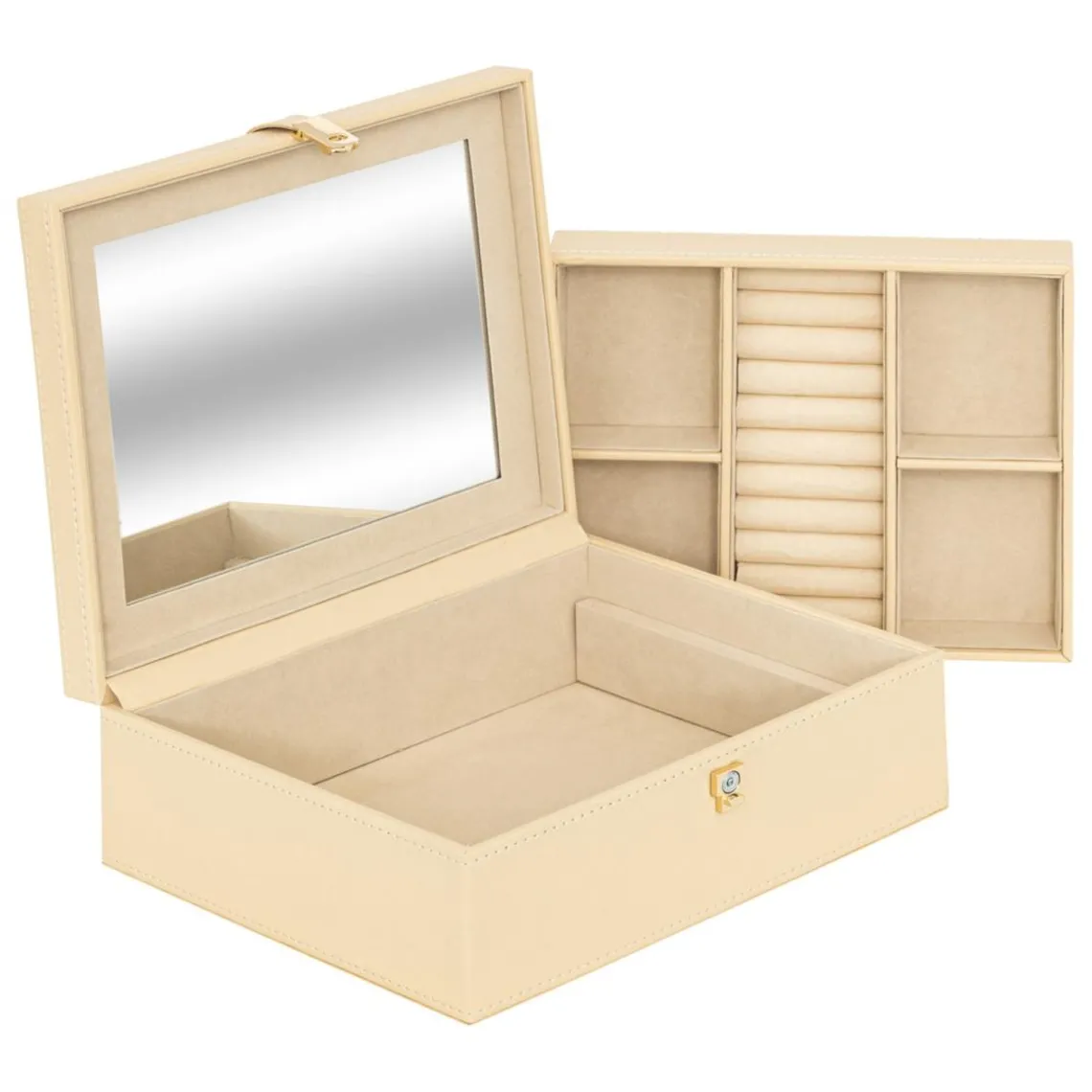 3S. x Home Boîte à Montres et Bijoux Hanifa Beige New