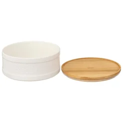 3S. x Home Boîte biscuits en céramique Blanc Online