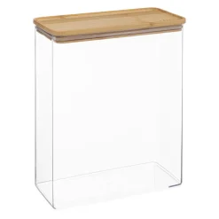 3S. x Home Boîte de conservation rectangulaire couvercle bambou Best