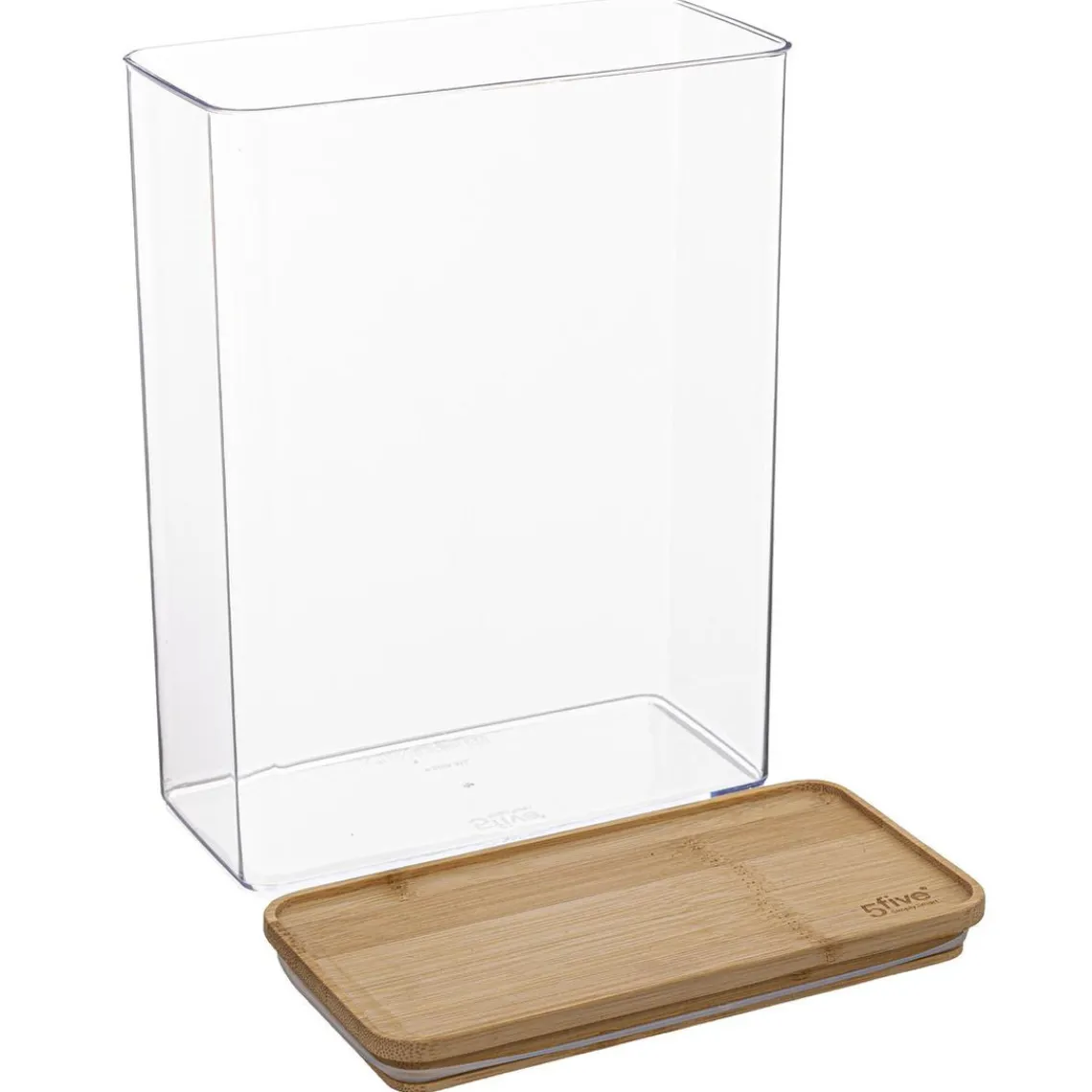 3S. x Home Boîte de conservation rectangulaire couvercle bambou Best