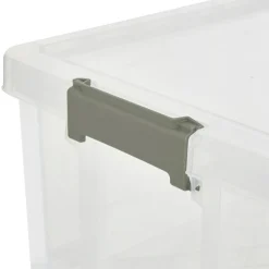 3S. x Home Boîte Forty Plus 68L transparent Clearance