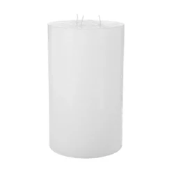 3S. x Home Bougie cylindrique rustique blanc H23voir Hot