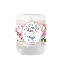 Durance Bougie naturelle parfumée Rose Pétale - Hot