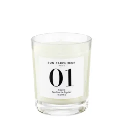 Bon Parfumeur Bougie Parfumée 01 Basilic Feuille de Figuier Menthe Sale