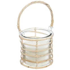 3S. x Home Bougie parfumée citron vert rotin 430 g beige Online