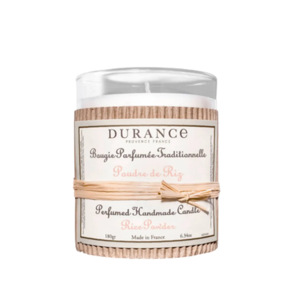 Durance Bougie parfumée traditionnelle Poudre de Riz - New