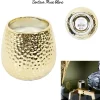 3S. x Home Bougie Parfumee Martelée Dorée H9cm M12voir Hot