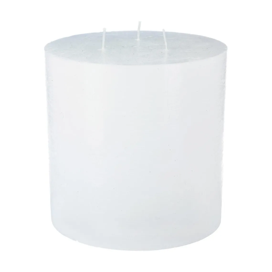 3S. x Home Bougie ronde rustique blanc D14voir Clearance