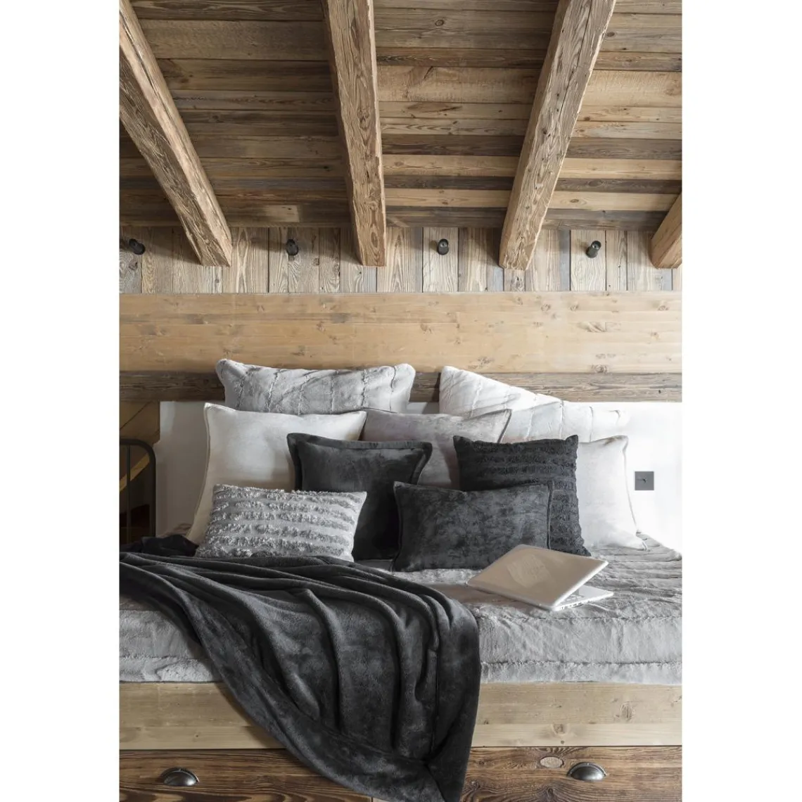 Maison Vivaraise Bouillotte Tender Asphalte 23 x 33 Clearance