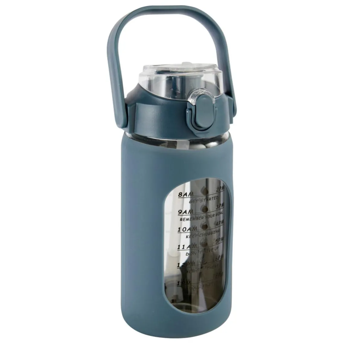 3S. x Home Bouteille en verre et silicone avec paille et housse 1L Online