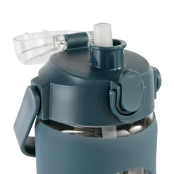 3S. x Home Bouteille en verre et silicone avec paille et housse 1L Online