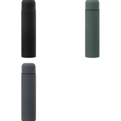 3S. x Home Bouteille isotherme Gris avec couvercle tasse 1L Outlet