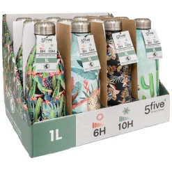 3S. x Home Bouteille 1L cactus et fleurs Sale