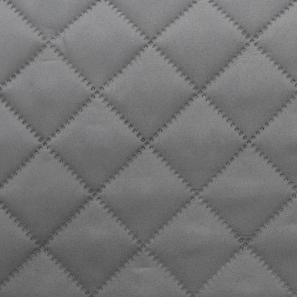 Becquet Boutis ou jeté de canapé universel piquage carreaux - Gris New