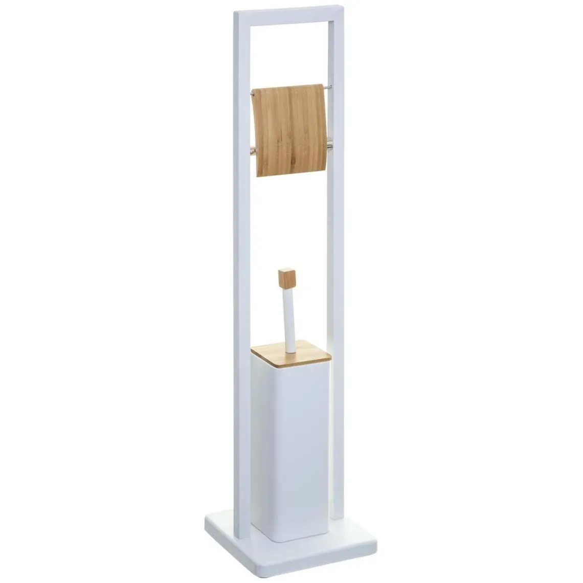 3S. x Home Brosse WC + Dérouleur Natureo Blanc Discount