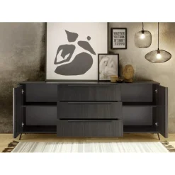 3S. x Home Buffet 2 porte et 3 tiroirs Hot