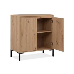 Calicosy Buffet 2 Portes 1 étagère PLOCK Beige Hot