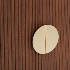 3S. x Home Buffet 2 portes 1 étagères Wany marron