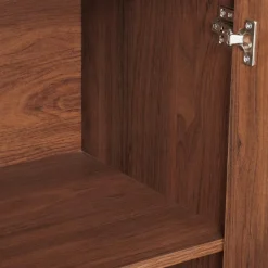 3S. x Home Buffet 2 portes 1 étagères Wany marron