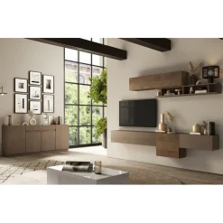 3S. x Home Buffet 4 portes 1 tiroir bonze Discount