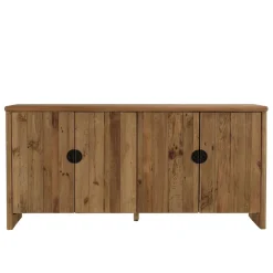 Macabane Buffet 4 portes bois pin recyclé SANDY New