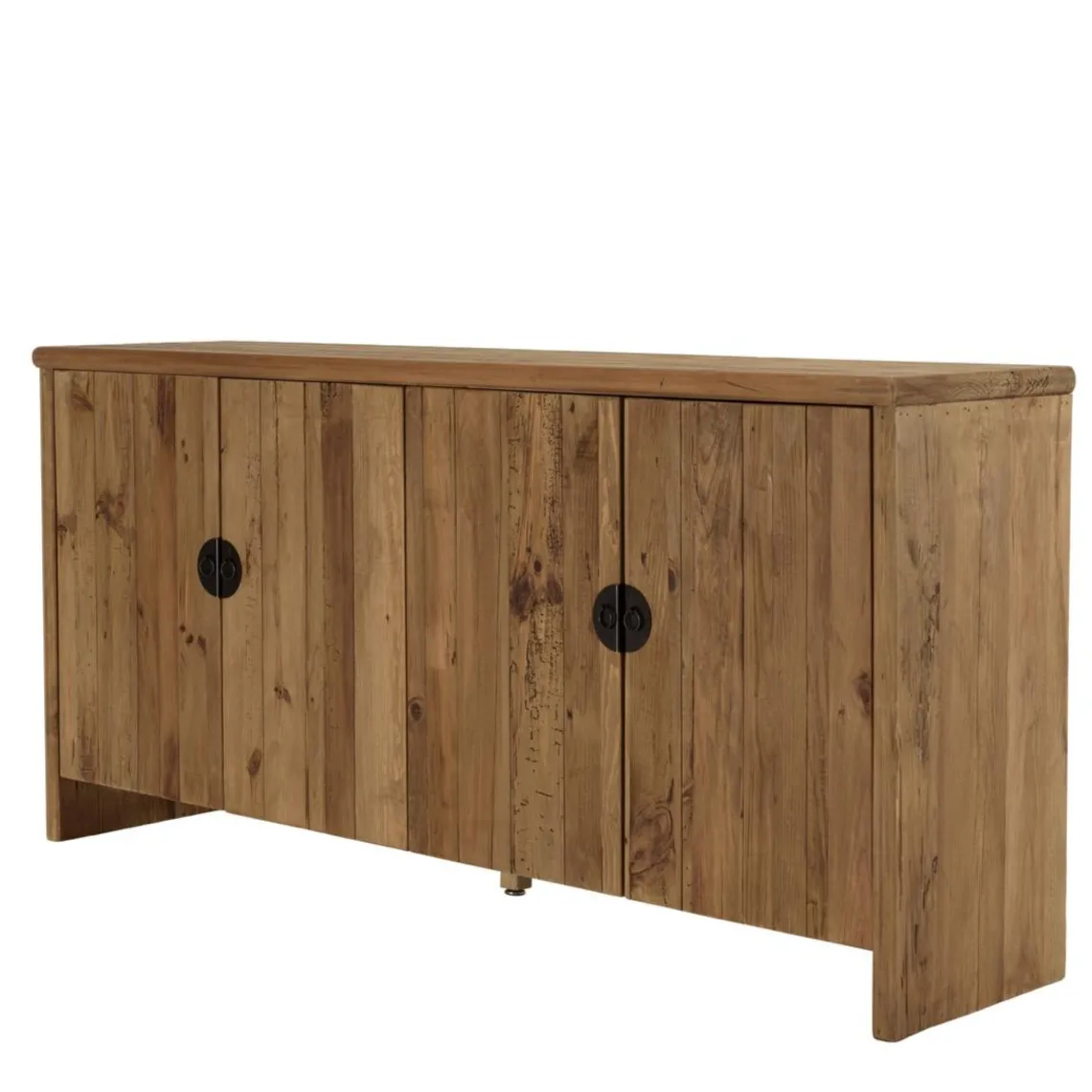 Macabane Buffet 4 portes bois pin recyclé SANDY New