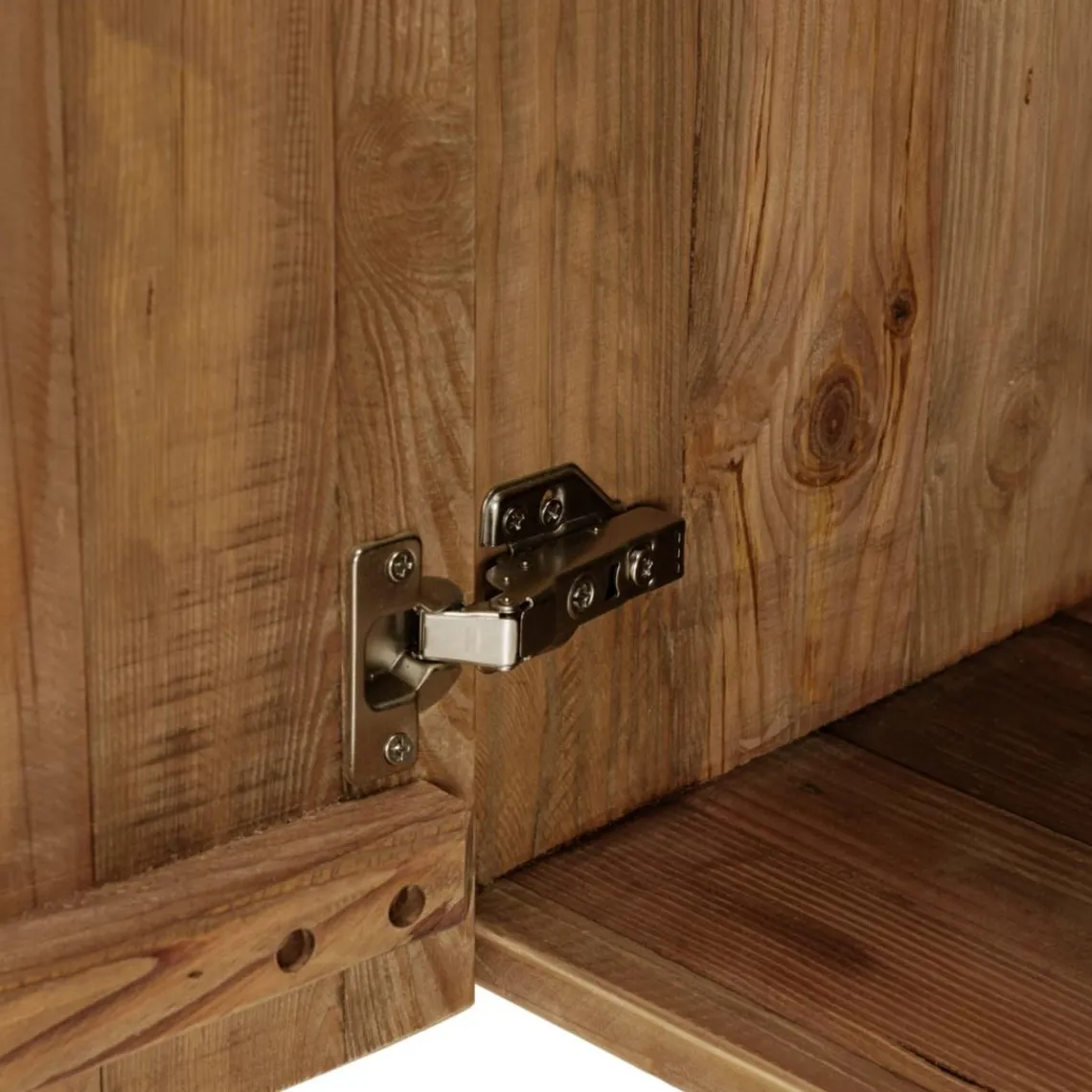 Macabane Buffet 4 portes bois pin recyclé SANDY New