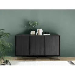 3S. x Home Buffet 3 portes en panneaux de particules de première qualité Sale