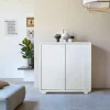 3S. x Home Buffet armoire de rangement design Valone Blanc Outlet