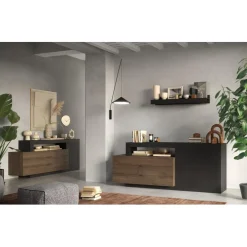 3S. x Home Buffet FREEDOM 2 portes3 tiroirs gris Online