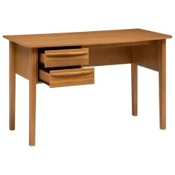 3S. x Home Bureau 2 tiroirs en placage chêne Outlet