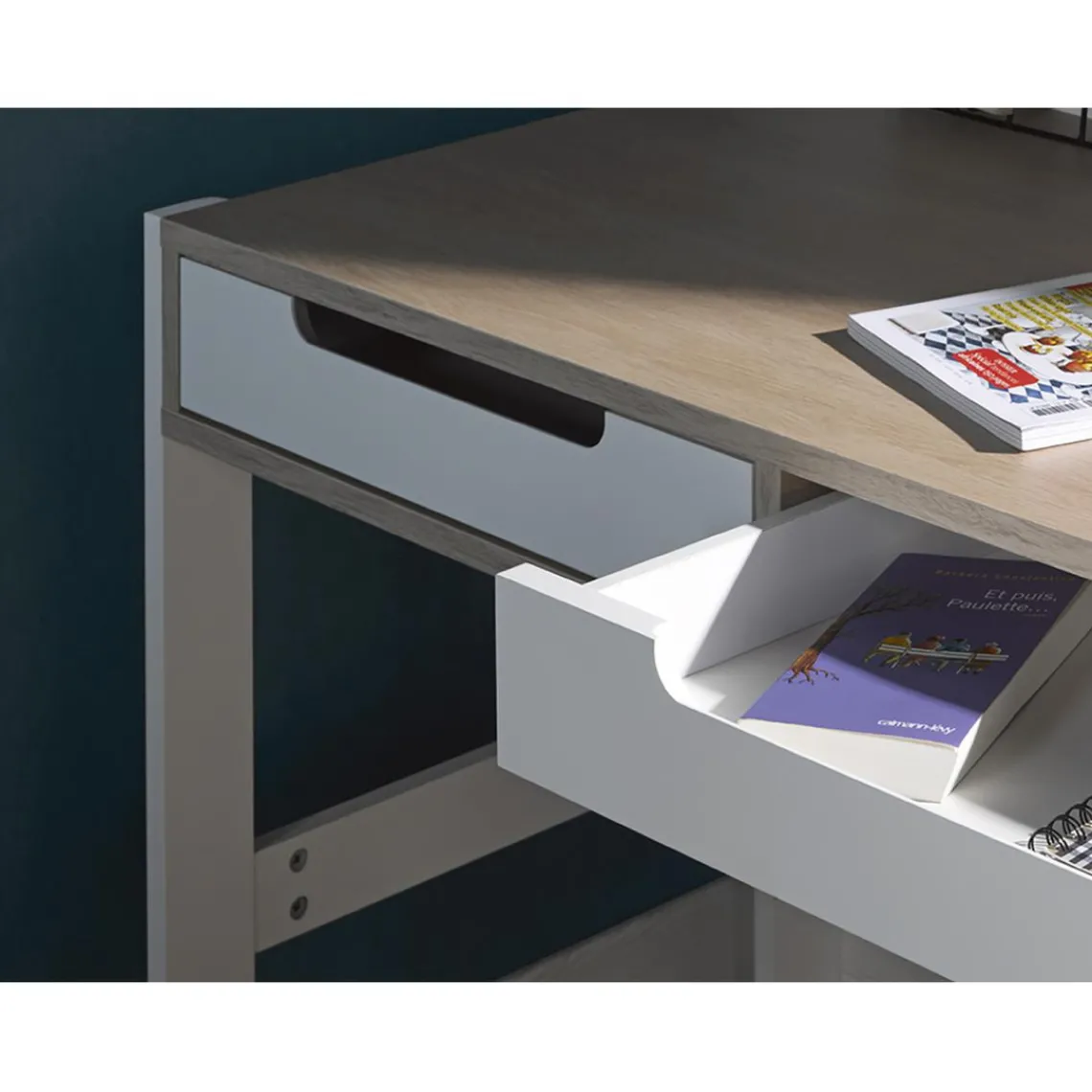 3S. x Home Bureau 2 tiroirs NOMADE