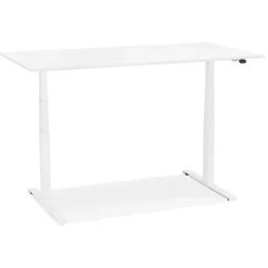ALTEREGO Bureau assis debout électrique 'TRONIK' blanc Clearance