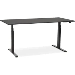 ALTEREGO Bureau assis debout électrique 'TRONIK' noir Best