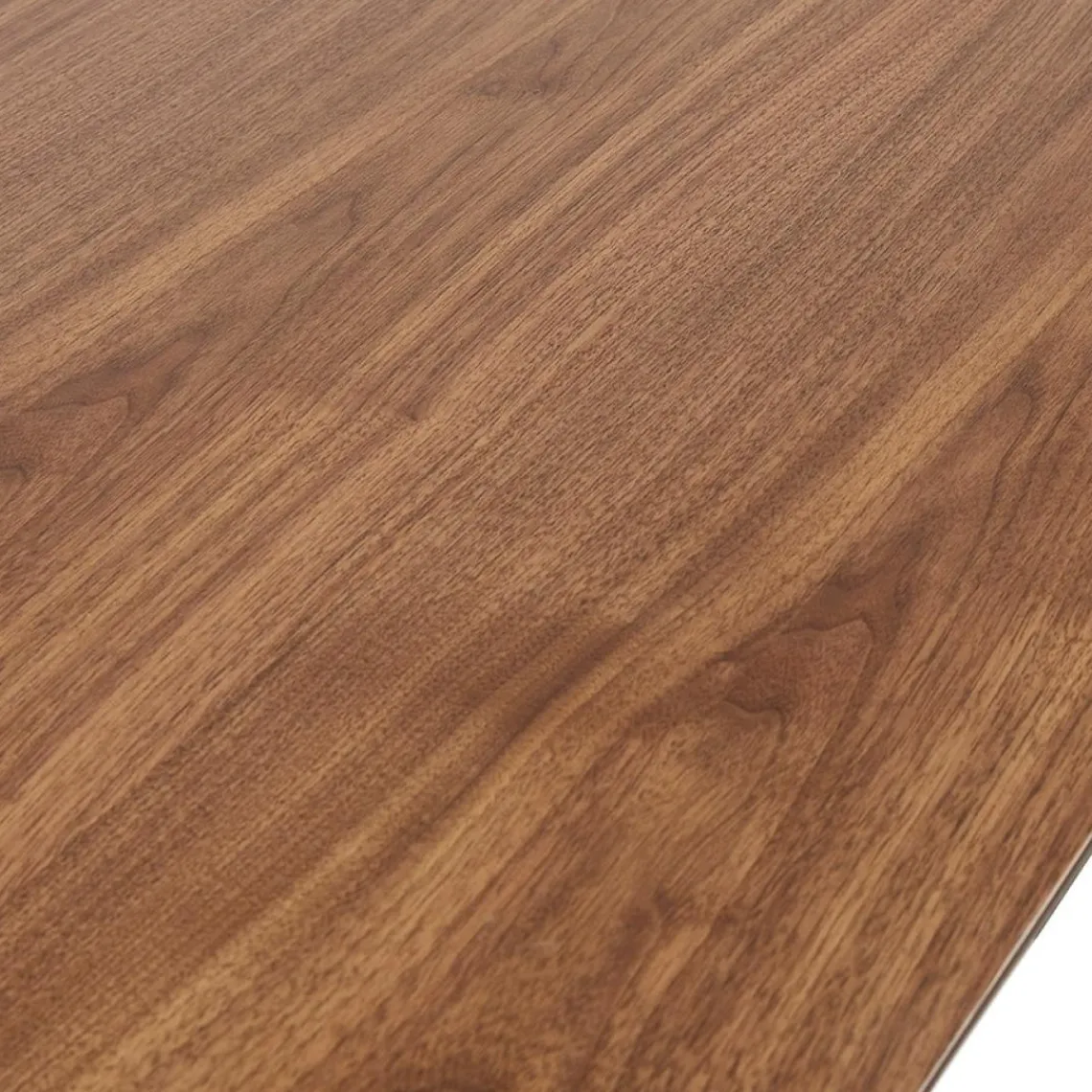 ALTEREGO Bureau assis-debout électrique 'BIONIK'avec plateau en bois finition Noyer et pied en métal noir Clearance