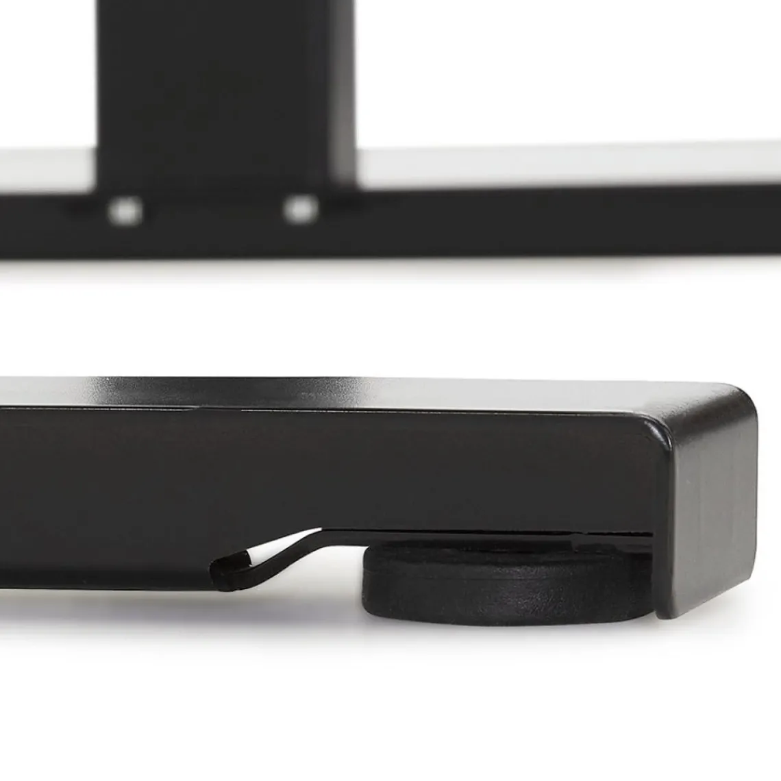 ALTEREGO Bureau assis-debout électrique avec plateau en bois et métal noir New