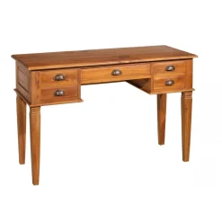 Macabane Bureau AYAN 5 Tiroirs Bois Teck Online