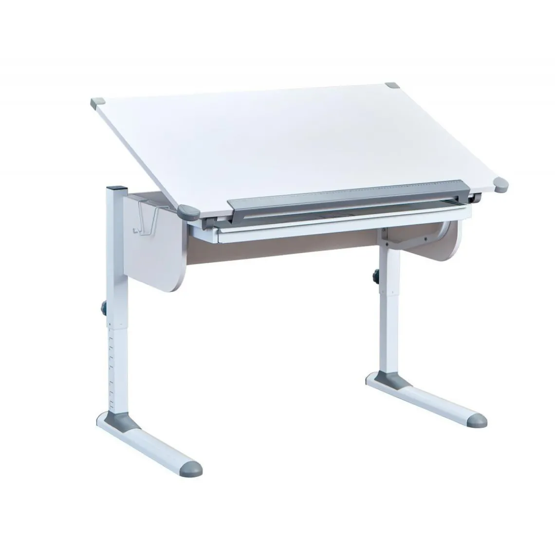 3S. x Home Bureau blanc inclinable ESTUDA Clearance