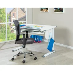 3S. x Home Bureau blanc inclinable ESTUDA Clearance