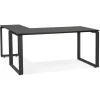 ALTEREGO Bureau d'angle design 'BAKUS' en bois et métal noir Sale