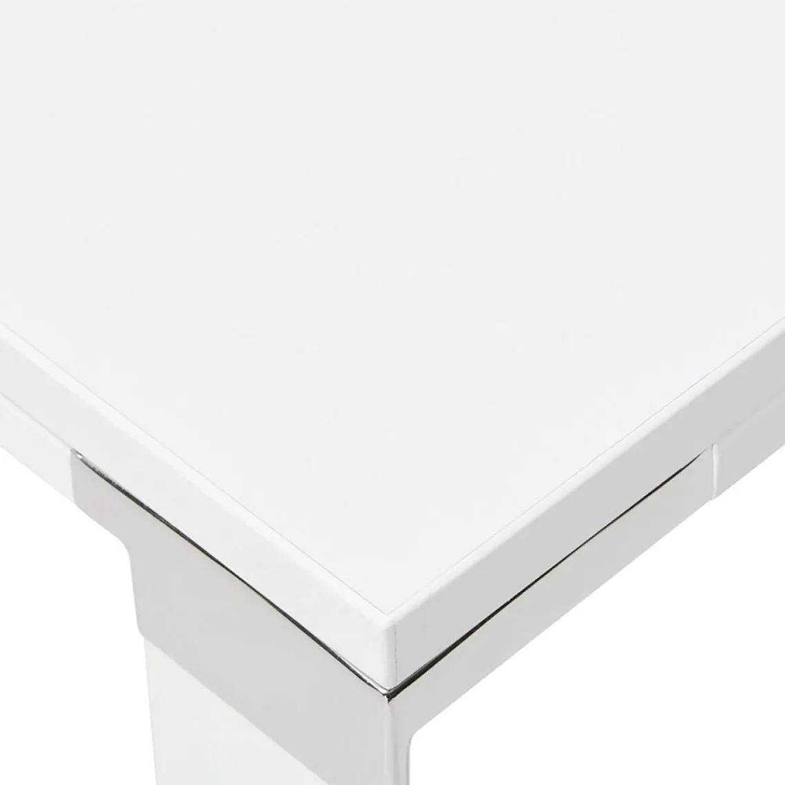 ALTEREGO Bureau d'angle design 'XLINE' en bois blanc Best
