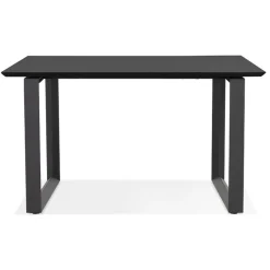 ALTEREGO Bureau de direction droit 'GIMINI' en bois et métal noir Online