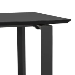 ALTEREGO Bureau de direction droit 'GIMINI' en bois et métal noir Online