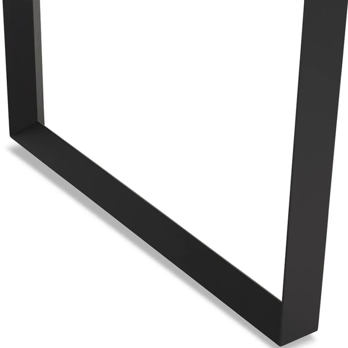 ALTEREGO Bureau de direction droit 'GIMINI' en bois et métal noir Online