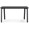 ALTEREGO Bureau droit design 'AMADEUS' en bois et métal noir Online