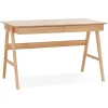ALTEREGO Bureau droit design 'SIROKO' en bois naturel