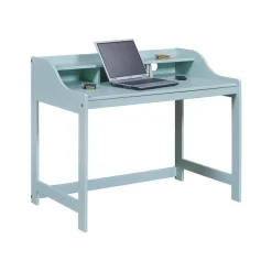 3S. x Home Bureau droit en Bois Massif Vert Sauge Clearance