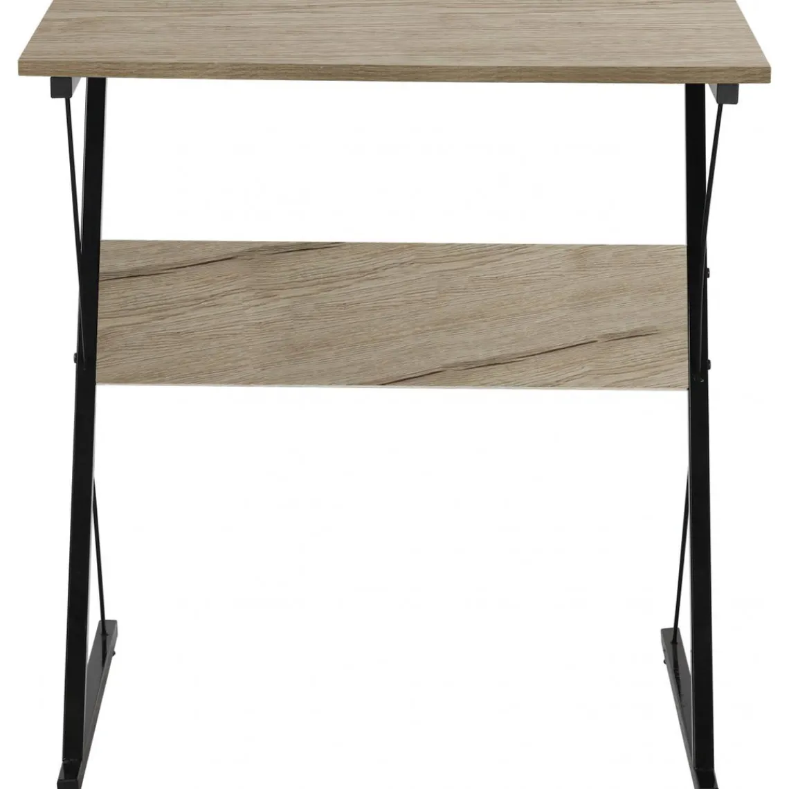 3S. x Home Bureau en métal noir et plateaux en bois Clearance