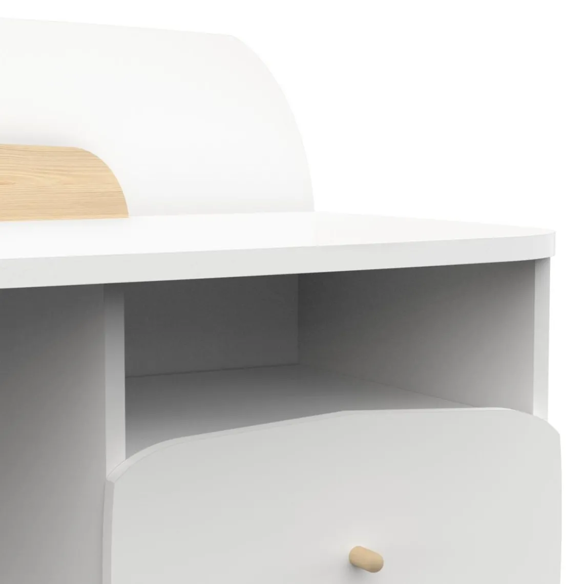 3 SUISSES Bureau Junior 1 niche 2 tiroirs FIRMIANA Best