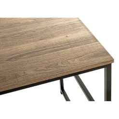 3S. x Home bureau métal laqué noir et chêne Outlet